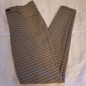 LOFT Petites Houndstooth Skinny Pants